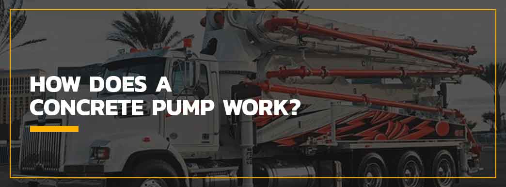 How does a concrete pump work?