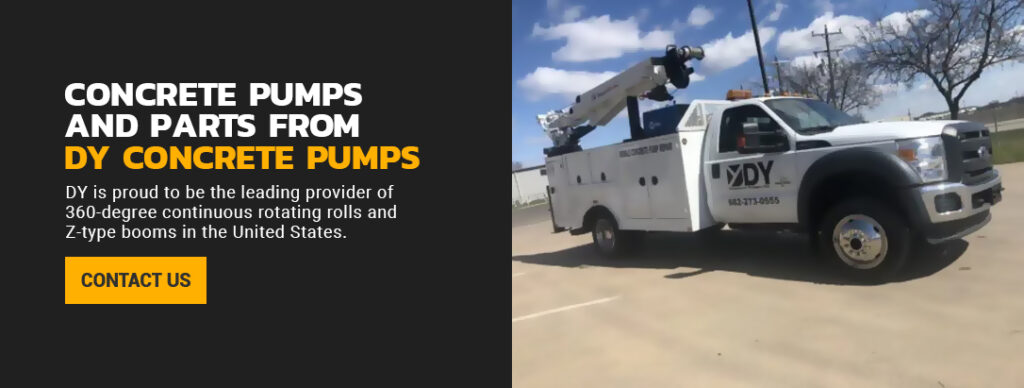 get concrete pumps and parts from DY Concrete Pumps
