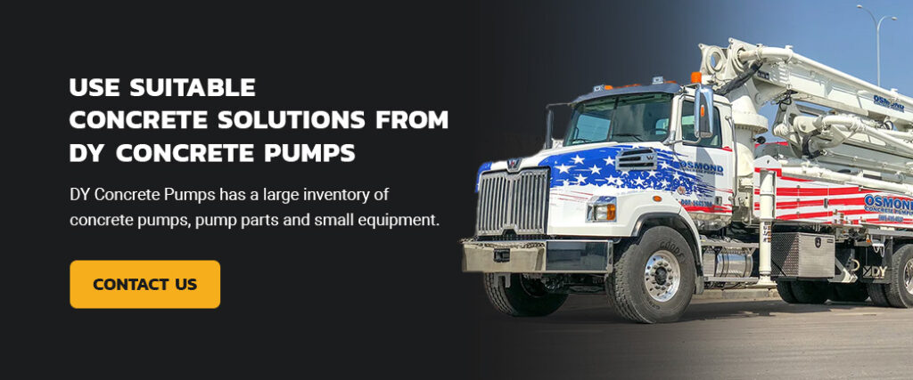 use suitable concrete solutions from DY Concrete Pumps