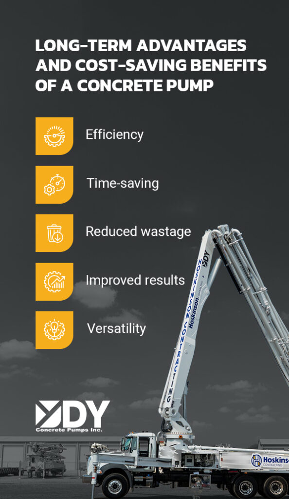 long term advantages of a concrete pump