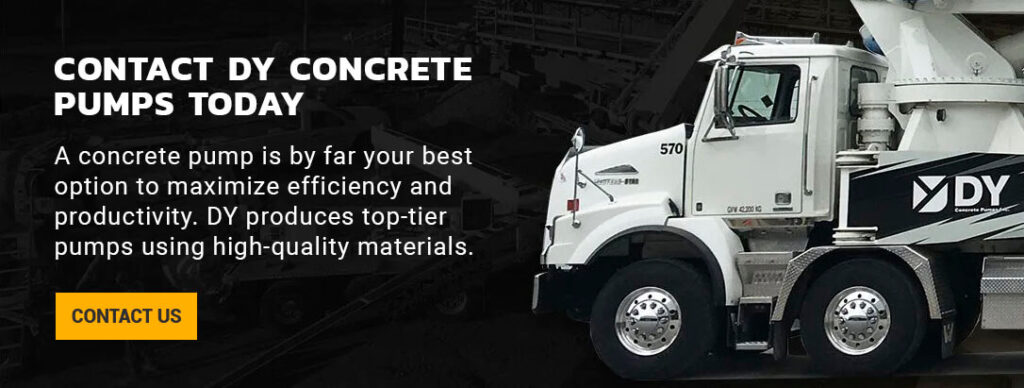 contact DY Concrete Pumps today to request a quote on a concrete pump