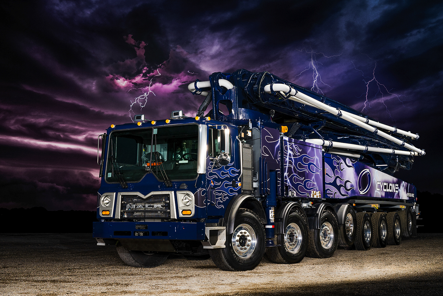 DY Concrete Pumps 63X-5RZ 63-meter concrete pump