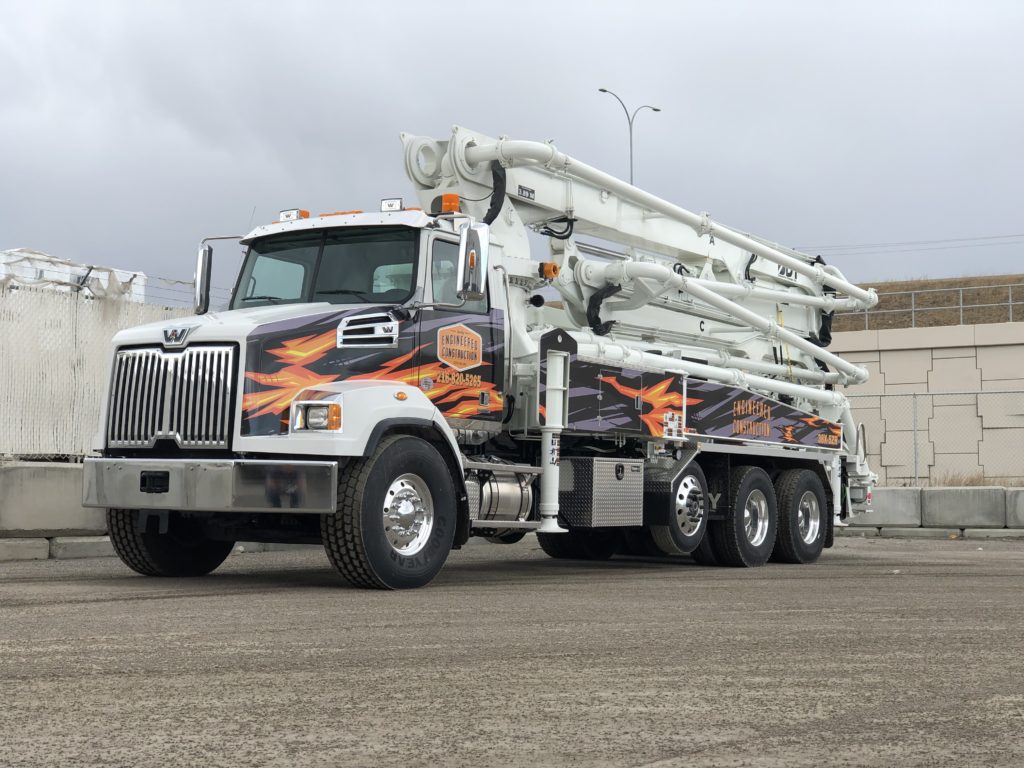 Engineered Construction DY 38X-5ZR manufactured by DY Concrete Pumps