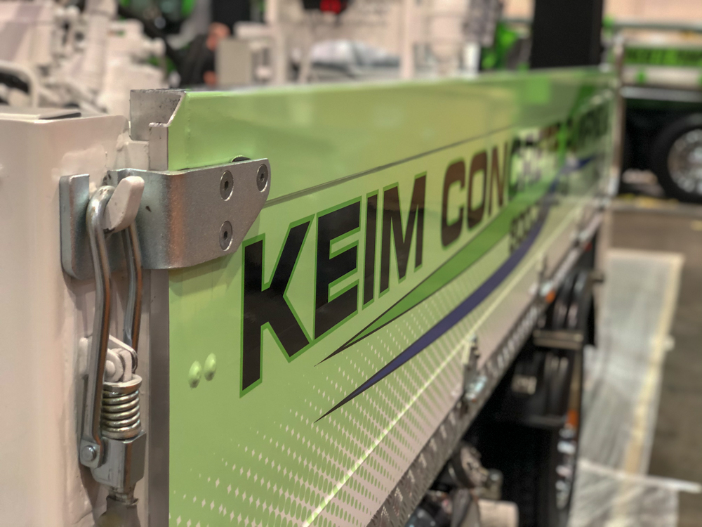 details on the Keim Concrete Pumping concrete pump manufactured by DY Concrete Pumps