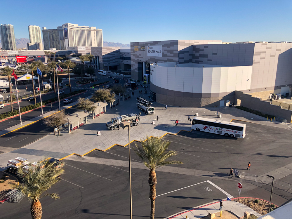 outside of the south hall where the WOC event is being held