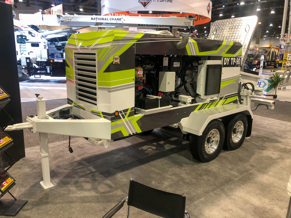 DY TP-90 being displayed at the WOC event