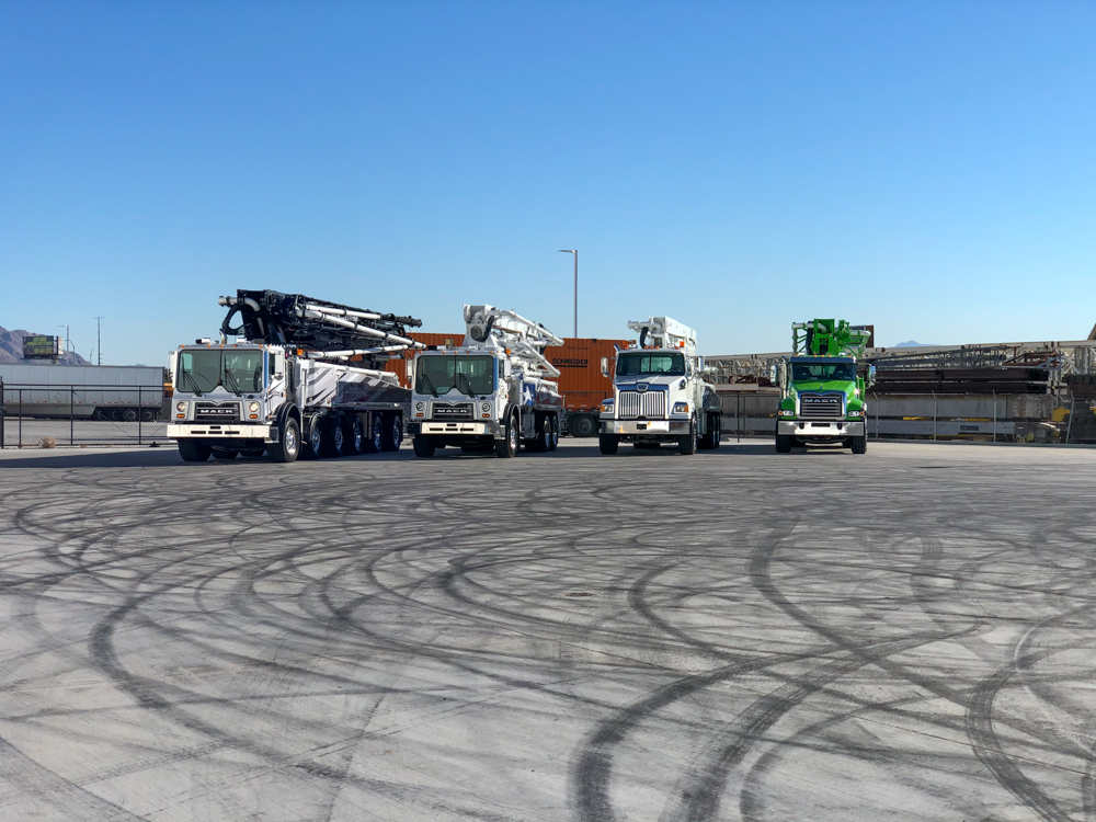 four DY pumps outside of the WOC event