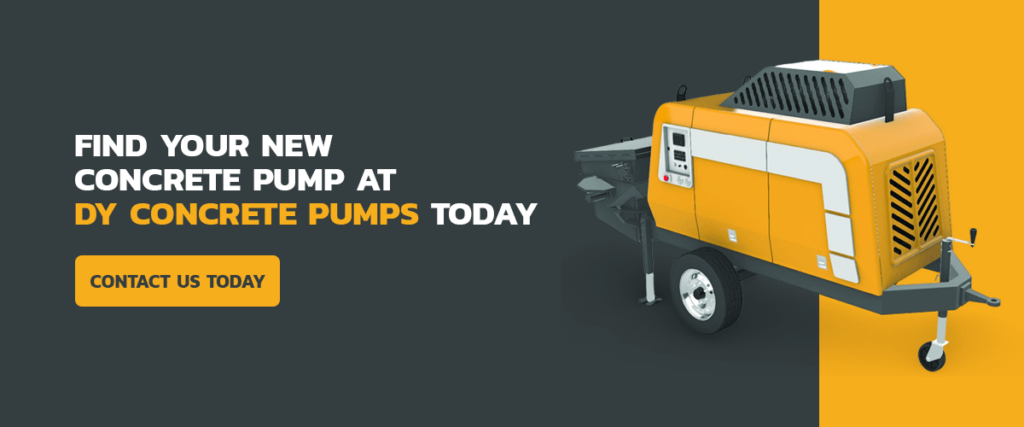 find your new concrete pumps at DY Concrete Pumps today
